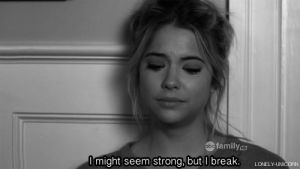 breaking up,strong,weakness