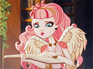 read,ca cupid,reading,ever after high,book,books,eah,extra terrestrial