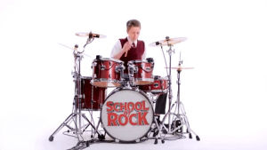 school of rock the musical,school of rock musical,school of rock,music,real,drums,drumming,genuine,melody time
