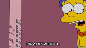 marge simpson,episode 12,scared,season 20,worried,weight,20x12,cautious
