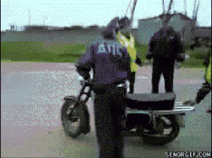 ouch,motorcycle,fail,home video,cops