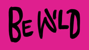 fun,lettering,brush,denyse mitterhofer,hot pink,be you,be wild