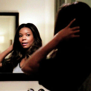 mirror,hair,plastics,gabrielle union,so i started another show