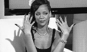 rihanna,s reactions,times,group,person,gurlcom,reacted