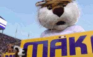 geaux tigers,lsu,s,make some noise,college football s,lsu fan,mike the tiger,mike the tiger s,sec mascot,geom