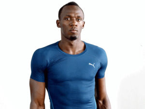 bolt,usain bolt,track,lgtm,smile,yes,running,smiling,thumbs up,success,good job,puma,usain,looks good,puma running,forever faster