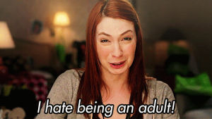 sad,frustrated,adult,felicia day,responsibility