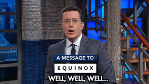 monster,stephen colbert,gym,late show,working out,equinox,the worst