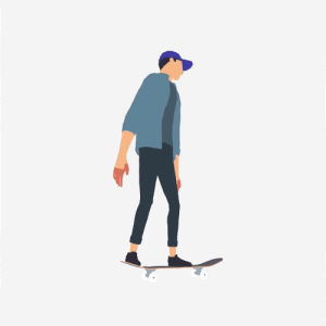 skateboarding,skateboard,skating,animation,loop,illustration