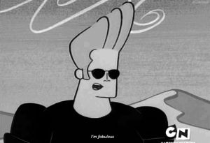 swag,dope,johnny bravo,cartoons,supreme,obey,funny,black and white,cartoon network