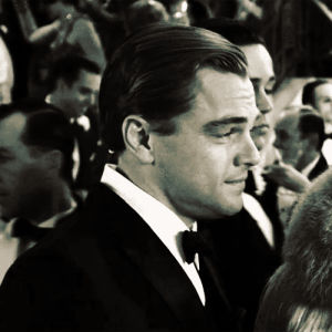 applause,tuxedo,black and white,clapping,leonardo dicaprio,the great gatsby,baz luhrmann