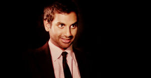 parks and recreation,reaction,happy,smile,smiling,parks and rec,aziz ansari