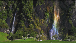 waterfall,rainbow,fun,waterfallthis