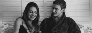 friends with benefits,black and white,movies,love,vintage,reblog,hipster,grunge,i love you,justin timberlake,follow,mila kunis,follow back,follow me,re blog