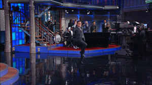 excited,happy,stephen colbert,jumping,winning,late show