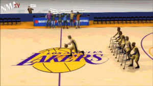 lakers,ffilm,game,sports,basketball,nba,la,fans,los angeles,boo,coach,players,court,taiwanese animation,la lakers,walkers,old people,nma,dwight howard,mike brown,nmatv,phil jackson,womp womp,explosm,isola12