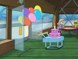 friend or foe,spongebob squarepants,season 5,party,episode 1,birthday