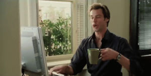 computer,jim carrey,typing,bruce almighty,coffee