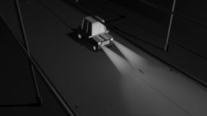 noir,animation,black and white,loop,car,artists on tumblr,drive,midnight,lukeyd
