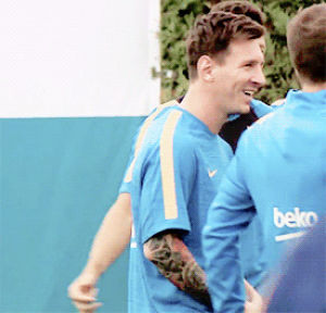 messi,bae,his smile is everything