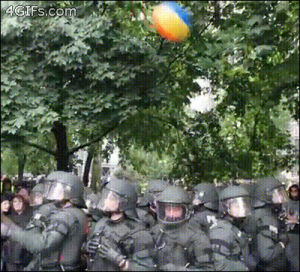 boop,beach ball,riot police,riot cops