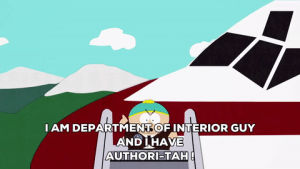 eric cartman,stairs,airplane,exclaiming