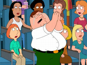 applause,peter griffin,applaud,clapping,family guy,happy tears,fox,bravo,foxtv,emotional,moved