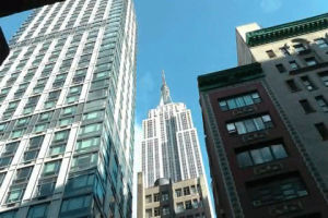 new york city,skyline,manhattan,empire state building,art design