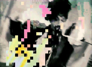 glitch art,prince,vaporwave,video art,purple rain,datamoshing