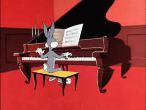 piano,bugs bunny,music