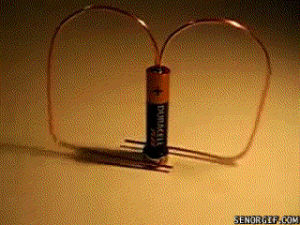 magnets,battery,science,magic,wire,art design
