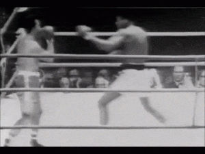 muhammad ali,black and white,vintage,boxing