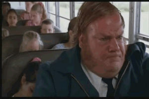 bus,billy madison,driver,bus driver,chris farley,school,driving,tfw