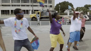 jamaica,dance,dancing,viceland,lgbt,flag,pride,lgbtq,lgbtqia,gaycation,flag waving,pride flag