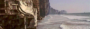 movies,movie,beach,ocean,sea,big,castle,inception,wall,sand,buildings,hd,demolition,special effects,crumbling,crumble