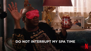 titus andromedon,spa day,diva,titus,titus burgess,happy place,happy time,alone time,me day