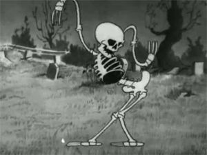skeleton,dance,and we danced