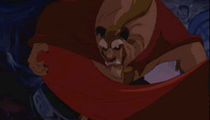 beauty and the beast,disney,angry,mad,scream,beast,screaming,anger,yelling,yell,dinsey,the beast,cartoons comics