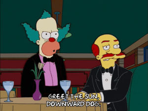 season 17,angry,episode 12,krusty the clown,speaking,sitting,standing,17x12