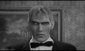 smiling,lurch,the addams family,creepy,creepy smile,black and white,happy,smile