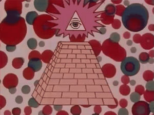 vintage animation,animation,usa,acid,200,psychedelic animation,eye of providence,bicentennial