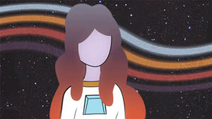 animation,girl,space,psychedelic,future,sci fi