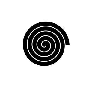 black and white,perfect loop,math art,spiral,creative coding,p5art,glc