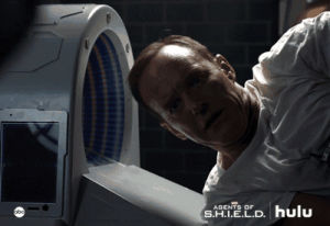 clark gregg,tv,abc,scared,hulu,hurt,awake,phil coulson,startled,marvels agents of shield