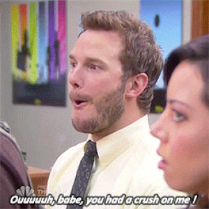 parks and recreation,chris pratt,aubrey plaza,crush,april ludgate,andy dwyer,married,7x09,pie mary