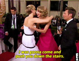 jennifer lawrence,taylor swift,stairs,red carpet