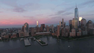 new,sunset,york