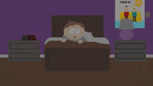 wake up,eric cartman,scared,sleep,afraid,awake,terrance and phillip
