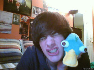 perry the platypus,phineas and ferb,boy,bored,perry,agent p