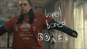 my mad fat diary,reaction,queue,reaction s,bored,boredom,im bored,mmfd,yourreactions,sharon rooney,rae earl,so bored